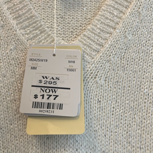 NWT DONCASTER SEQUIN SWEATER - Picture 3 of 3